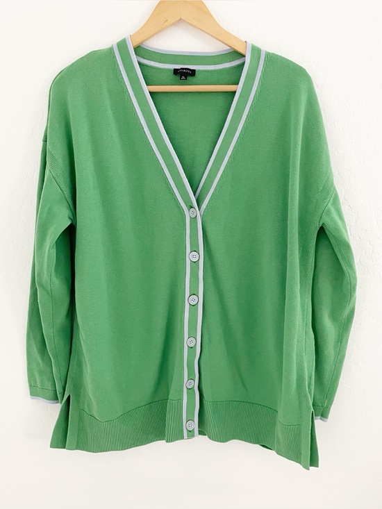 Talbots Sweaters - Talbots green button up cardigan size xl